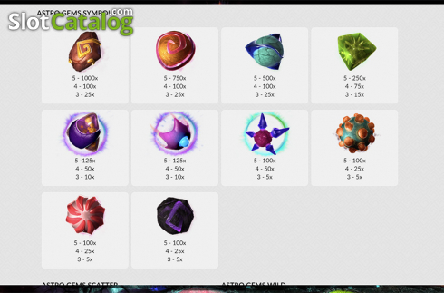 Скрин8. Astro Gems слот