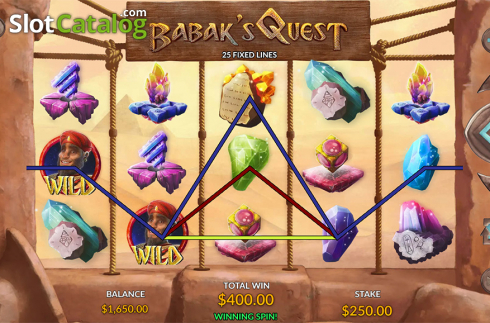 Скрин5. Babak's Quest слот