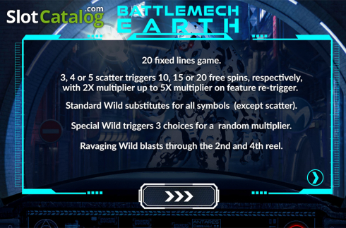 Скрин2. Battlemech Earth слот