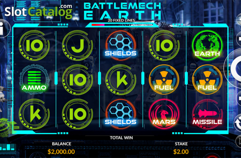 Скрин3. Battlemech Earth слот