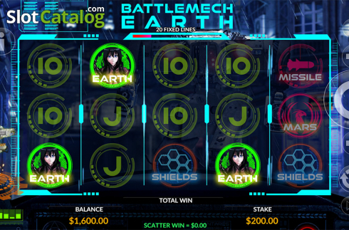 Скрин4. Battlemech Earth слот