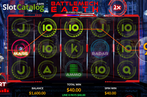 Скрин6. Battlemech Earth слот