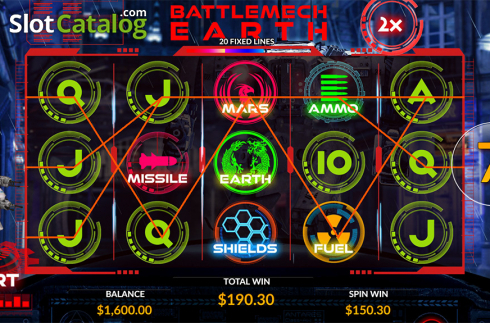 Скрин7. Battlemech Earth слот