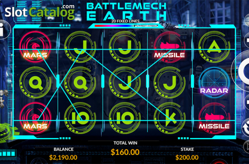 Скрин9. Battlemech Earth слот