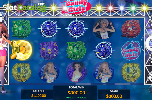 Скрин3. Candy Girls слот