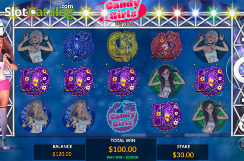 Скрин5. Candy Girls слот