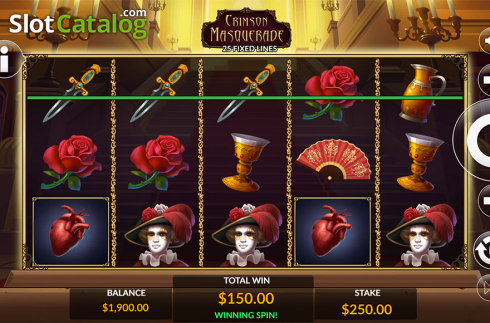 Скрин4. Crimson Masquerade слот