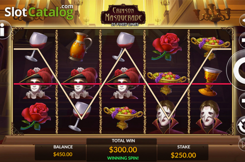 Скрин7. Crimson Masquerade слот