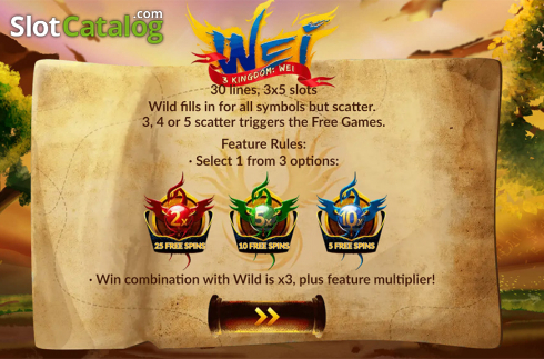 Скрин2. 3 Kingdom: Wei слот