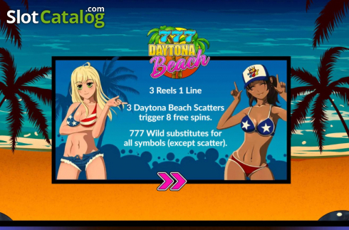 Скрин2. 777 Daytona Beach слот