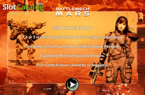 Скрин5. Battlemech Mars слот
