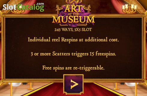 Скрин2. Art at the Museum слот