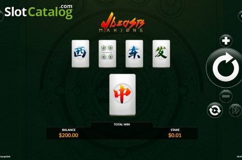 Скрин2. 4 Beasts Mahjong слот