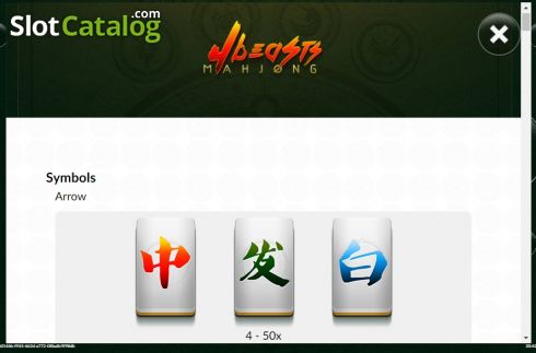 Скрин5. 4 Beasts Mahjong слот