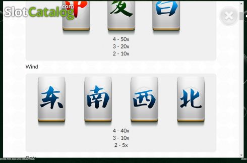 Скрин6. 4 Beasts Mahjong слот
