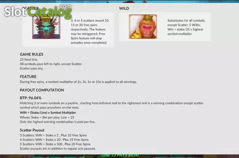 Скрин9. Wukong Treasures слот