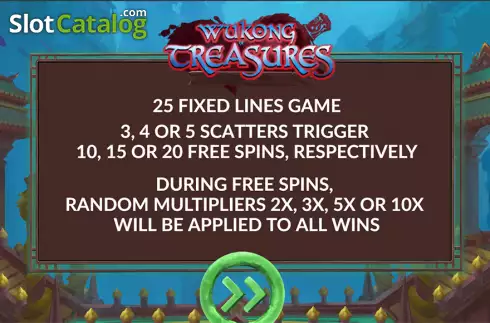 Скрин2. Wukong Treasures слот