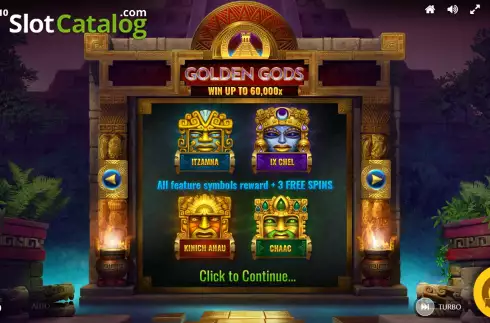 Скрин8. Golden Gods слот