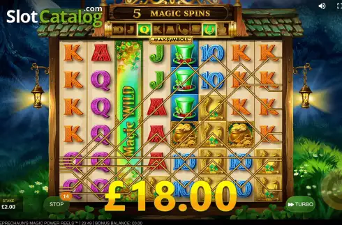 Скрин7. Leprechaun's Magic Power Reels слот