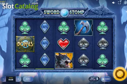 Скрин2. Sword Stomp слот