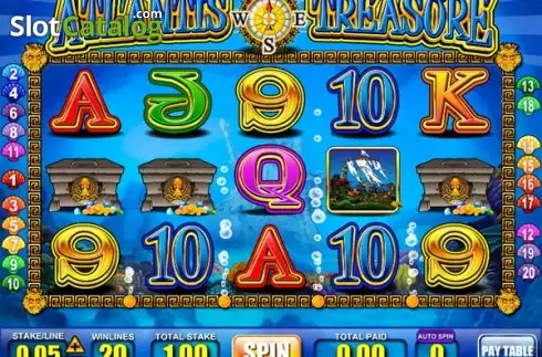 Скрин3. Atlantis Treasure слот