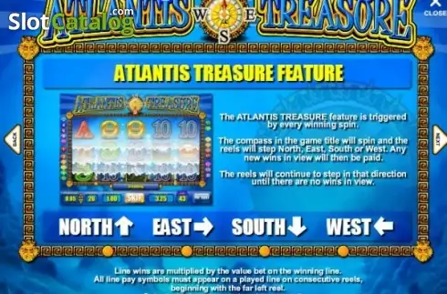 Скрин5. Atlantis Treasure слот