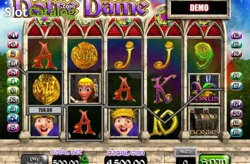 Скрин8. Notre Dame слот