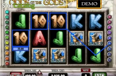 Скрин7. Odds of the Gods слот