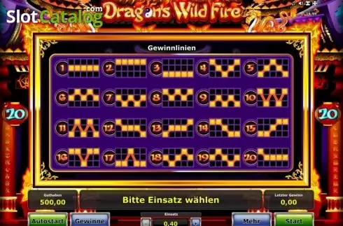 Скрин3. Dragons Wildfire слот