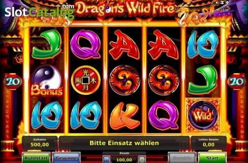 Скрин4. Dragons Wildfire слот