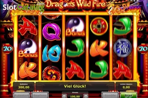 Скрин5. Dragons Wildfire слот