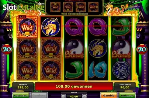 Скрин9. Dragons Wildfire слот