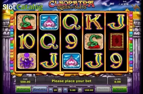 Скрин2. Cleopatra Queen of Slots (Mazooma) слот