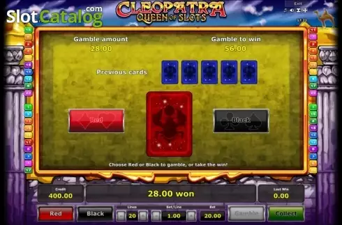 Скрин4. Cleopatra Queen of Slots (Mazooma) слот
