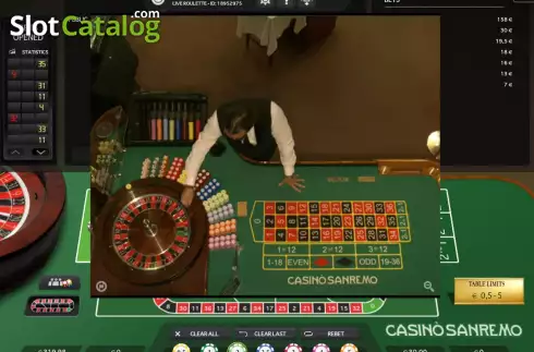 Скрин2. Sanremo Roulette слот