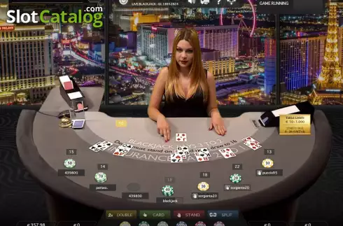 Скрин2. Chroma Key Blackjack слот