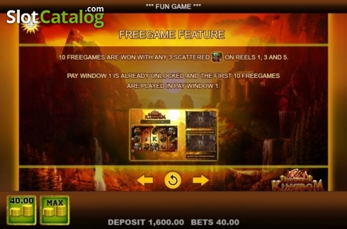 Скрин7. Dinosaur Kingdom слот
