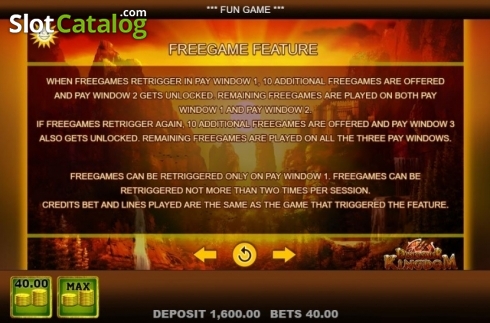 Скрин8. Dinosaur Kingdom слот