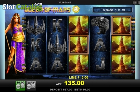 Скрин7. Queen of Mars слот