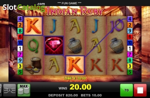 Скрин3. Indian Ruby слот