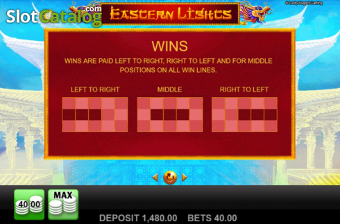 Скрин9. Eastern Lights слот