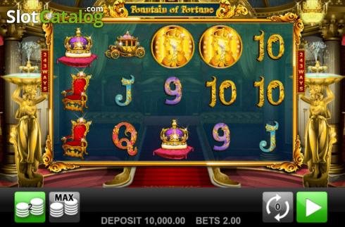 Скрин2. Fountain of Fortune (Merkur) слот