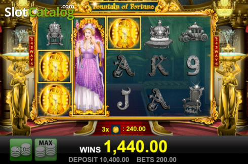 Скрин4. Fountain of Fortune (Merkur) слот