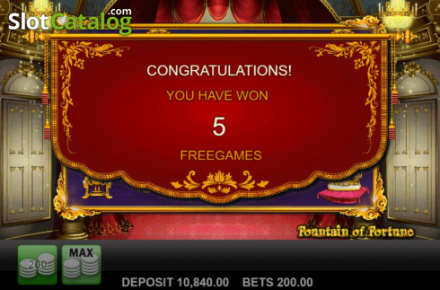 Скрин5. Fountain of Fortune (Merkur) слот
