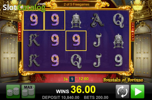 Скрин6. Fountain of Fortune (Merkur) слот