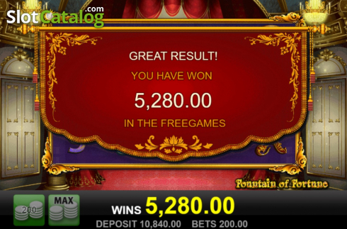 Скрин8. Fountain of Fortune (Merkur) слот