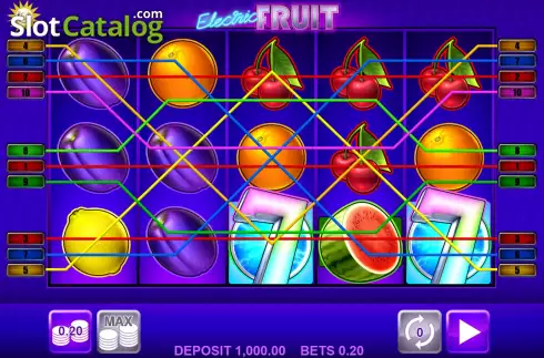 Скрин2. Electric Fruit слот