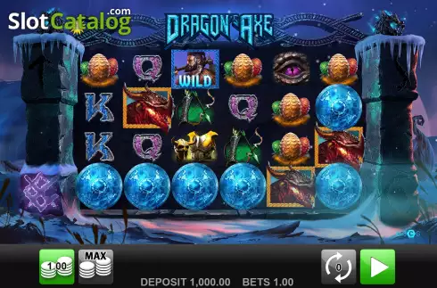 Скрин2. Dragon's Axe слот