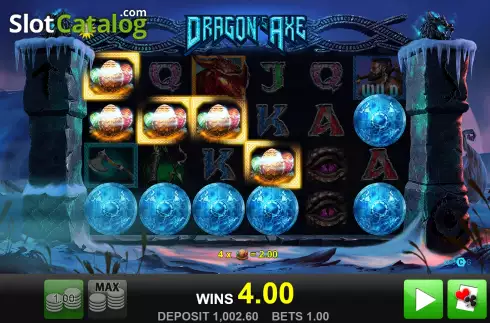 Скрин3. Dragon's Axe слот