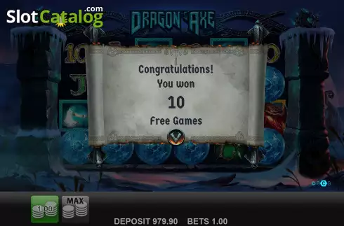 Скрин9. Dragon's Axe слот